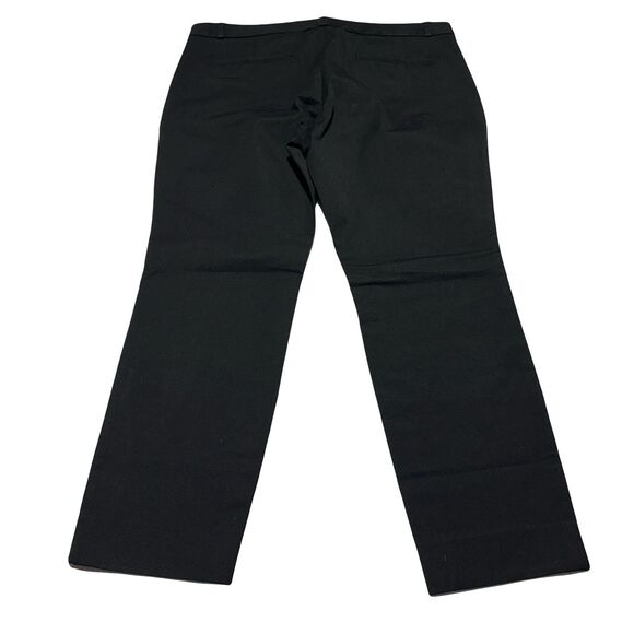 Banana Republic Sloan Pants Women's Black Chino Straight Leg Size 16 NWT - Picture 6 of 10